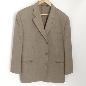 Jack Victor Sport Coat Brown Wool Jimmy Au's 46XS Short‎